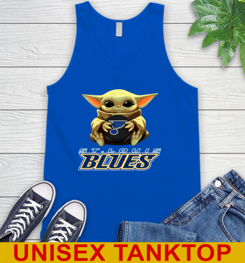 NHL Hockey St.Louis Blues Star Wars Baby Yoda Shirt 74