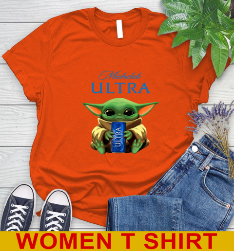 Star Wars Baby Yoda Hugs Michelob Ultra Beer Shirt 92