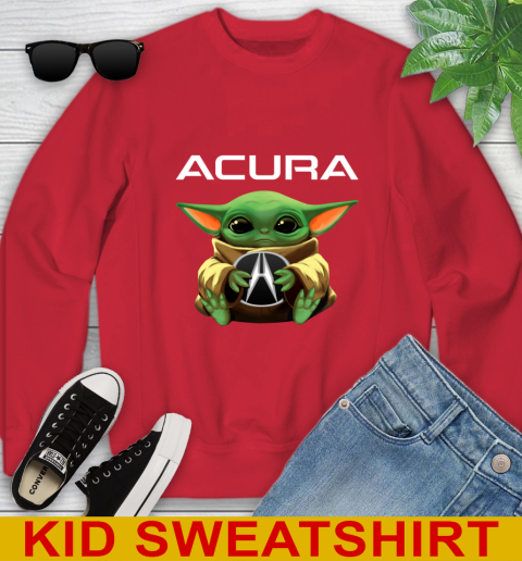 Star Wars Baby Yoda Hugs Acura Car Shirt 115