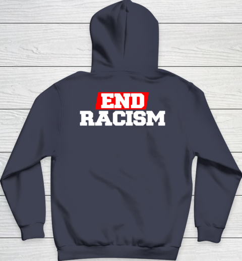 NFL End Racism Print In Front And Back Hoodie 10