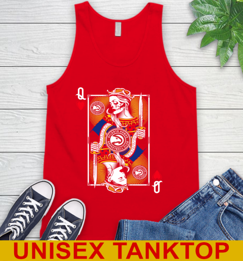 NBA Basketball Atlanta Hawks The Queen Of Hearts Card Shirt Tank Top 5