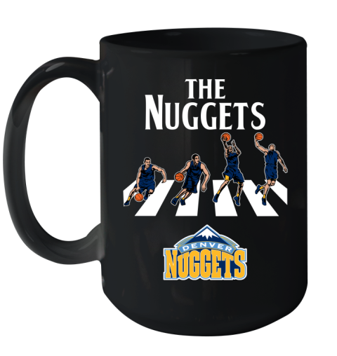 NBA Basketball Denver Nuggets The Beatles Rock Band Shirt Ceramic Mug 15oz