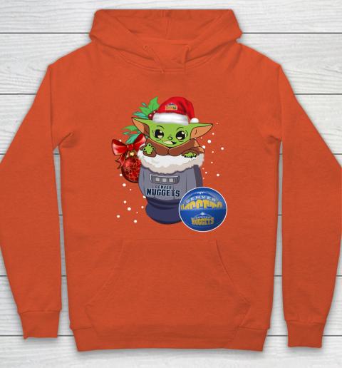 Denver Nuggets Christmas Baby Yoda Star Wars Funny Happy NBA Hoodie 5