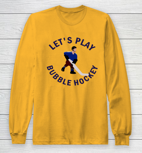 Bubble Hockey Let's Play Long Sleeve T-Shirt - Image 3