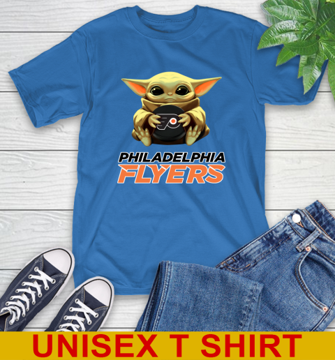NHL Hockey Philadelphia Flyers Star Wars Baby Yoda Shirt 9