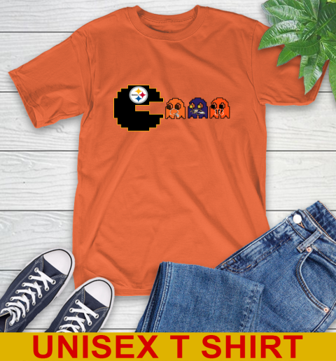Pittsburgh Steelers NFL Football Pac Man Champion T-Shirt 5