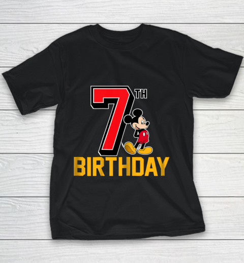 Disney Mickey Mouse 7th Birthday Youth T-Shirt
