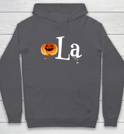 Comma La Funny Kamala Harris Halloween Pumpkin Hoodie 4