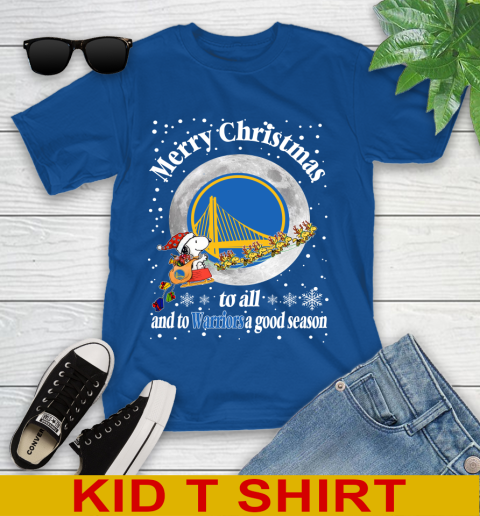 Golden State Warriors Merry Christmas To All And To Warriors A Good Season NBA Basketball Sports Youth T-Shirt 10