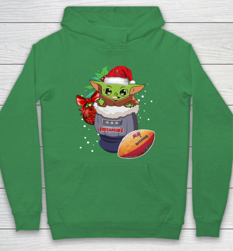 Tampa Bay Buccaneers Christmas Baby Yoda Star Wars Funny Happy NFL Hoodie 8
