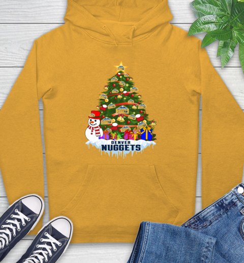 Denver Nuggets Merry Christmas NBA Basketball Sports Hoodie 3