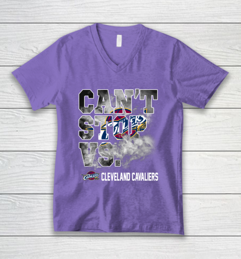 NBA Cleveland Cavaliers Basketball Can't Stop Vs V-Neck T-Shirt 8