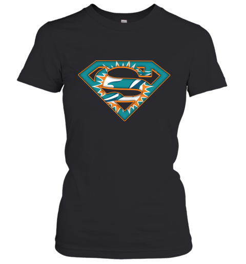 We Are Undefeatable The Miami Dolphins x Superman NFL Women's T-Shirt