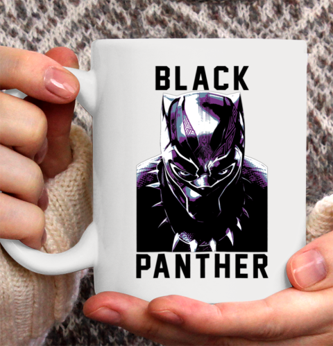 Marvel Black Panther Avengers Stare Collegiate Ceramic Mug 11oz