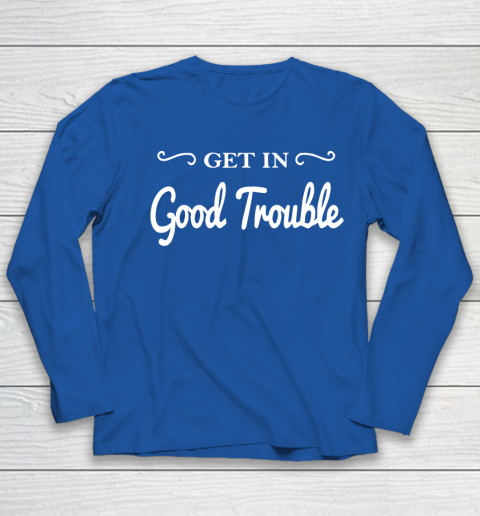 Get in good trouble John Lewis Youth Long Sleeve 7