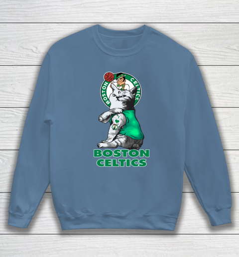 NBA Basketball My Cat Loves Boston Celtics Sweatshirt 6