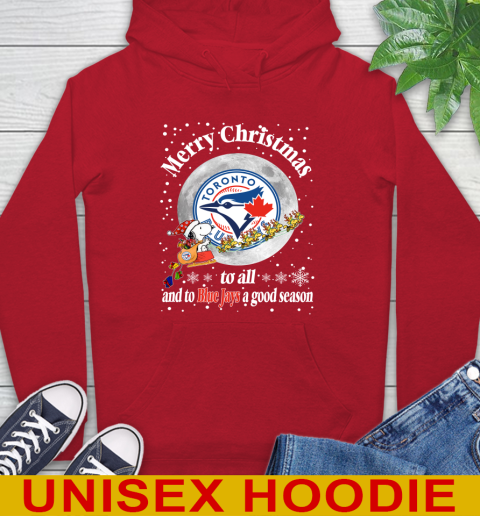 Toronto Blue Jays Merry Christmas To All And To Blue Jays A Good Season MLB Baseball Sports Hoodie 10