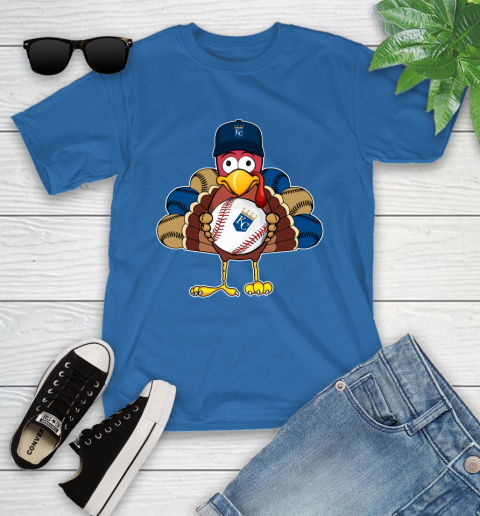 Kansas City Royals Turkey thanksgiving Youth T-Shirt 9