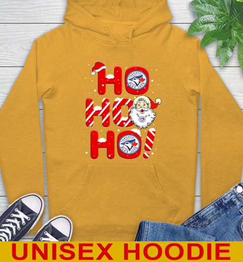 Toronto Blue Jays MLB Baseball Ho Ho Ho Santa Claus Merry Christmas Shirt Hoodie 2