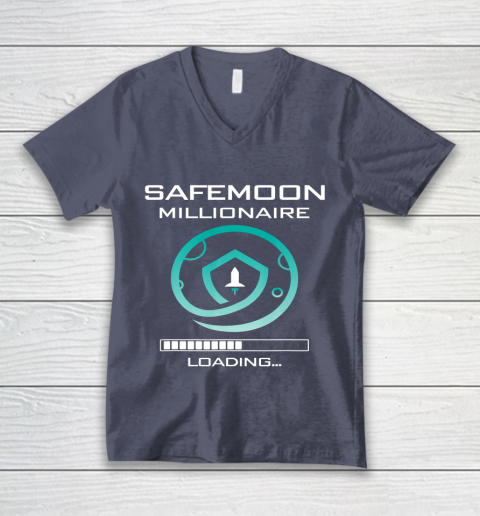 Funny Safemoon Millionaire Crypto V-Neck T-Shirt 7