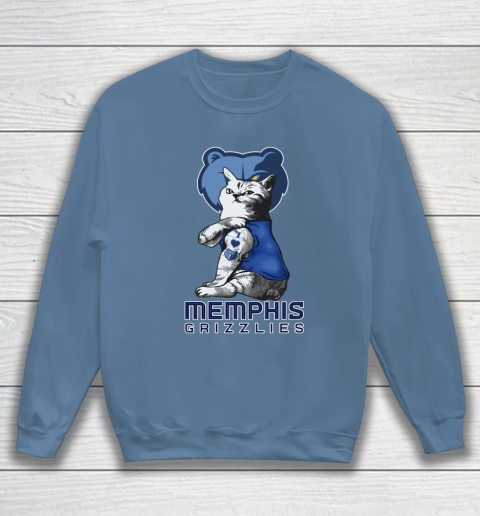 NBA Basketball My Cat Loves Memphis Grizzlies Sweatshirt 6