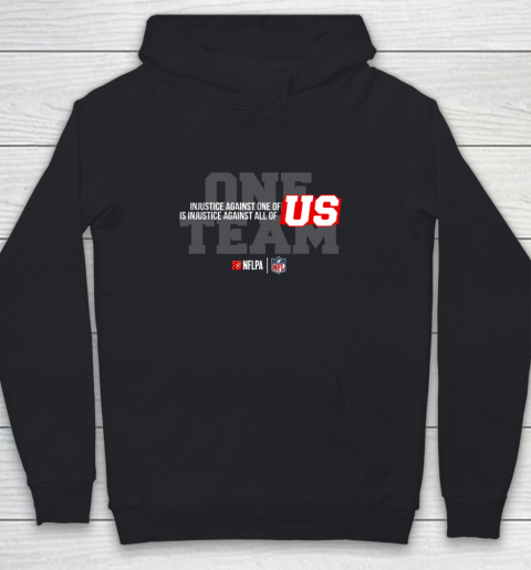 NFL End Racism Print In Front And Back Youth Hoodie