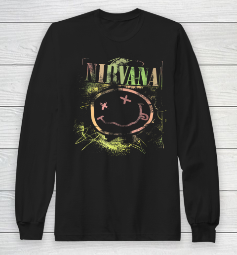 Vintage Nirvanas Smile Design Limited Long Sleeve T-Shirt