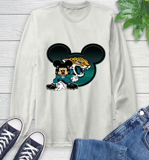 NFL Jacksonville Jaguars Mickey Mouse Disney Football T Shirt Long Sleeve T-Shirt 12