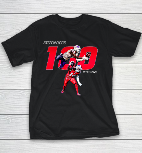 Stefon Diggs 100 Receptions Youth T-Shirt