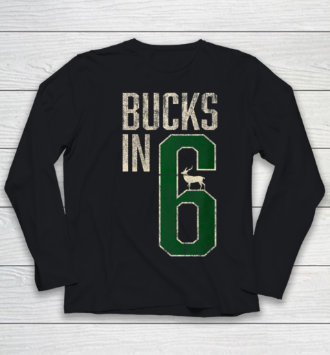 Bucks in 6 shirt Milwaukee Youth Long Sleeve