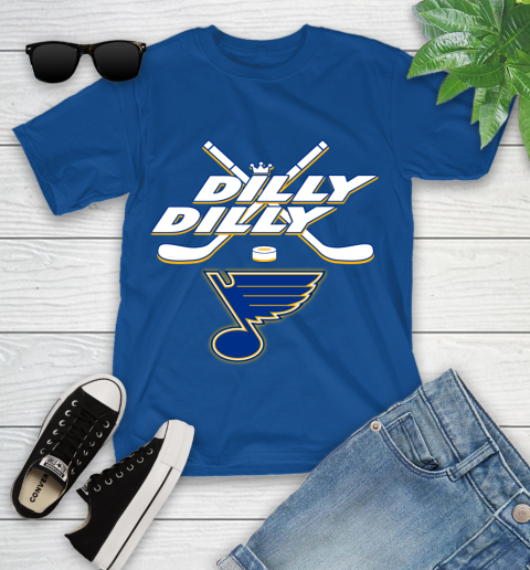 NHL St.Louis Blues Dilly Dilly Hockey Sports Youth T-Shirt 9