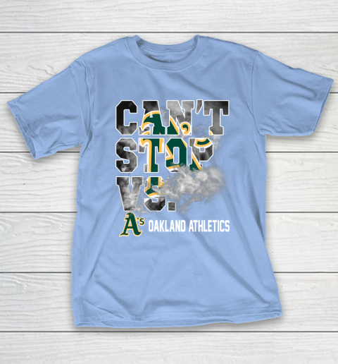 MLB Oakland Athletics Baseball Can't Stop Vs Athletics T-Shirt 10