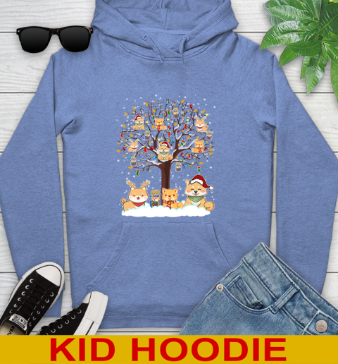 Shiba inu dog pet lover light christmas tree shirt 139