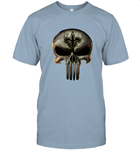 New Orleans Saints The Punisher Mashup Football Unisex Jersey Tee
