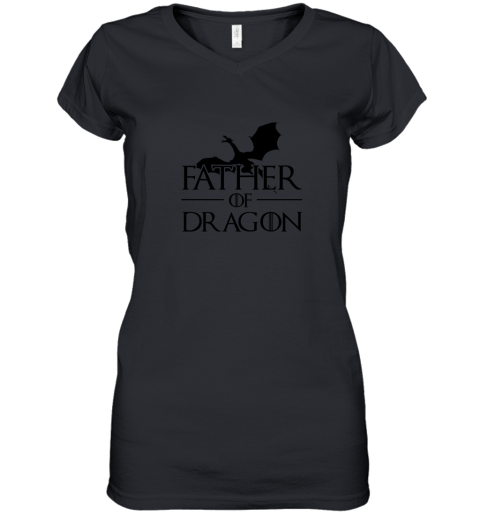 Fathers Of Dragons Mug Women's V-Neck T-Shirt