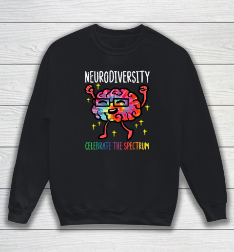 Neurodiversity Brain Autism Awareness ASD ADHD Sweatshirt
