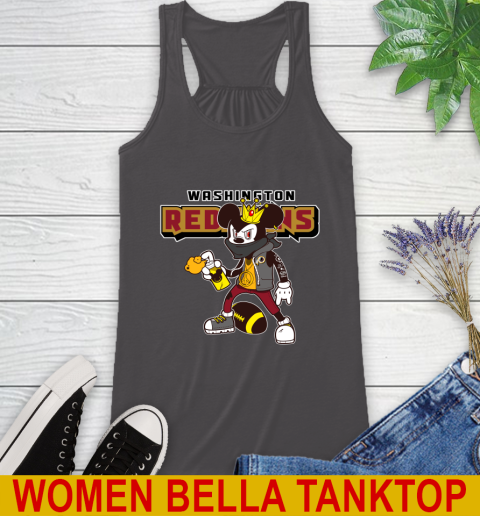 Washington Redskins NFL Football Mickey Peace Sign Sports Racerback Tank 13 Washington Redskins NFL Football Mickey Peace Sign Sports Racerback Tank - Image 13