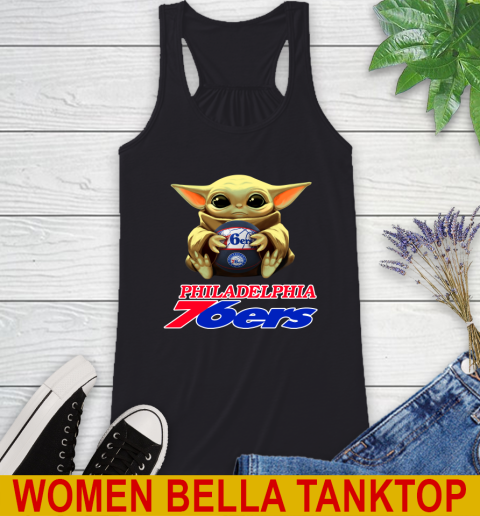 NBA Basketball Philadelphia 76ers Star Wars Baby Yoda Shirt 38