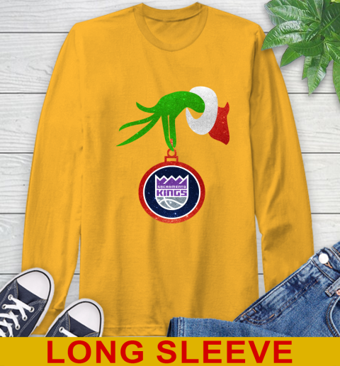 Sacramento Kings Grinch Merry Christmas NBA Basketball Long Sleeve T-Shirt 3