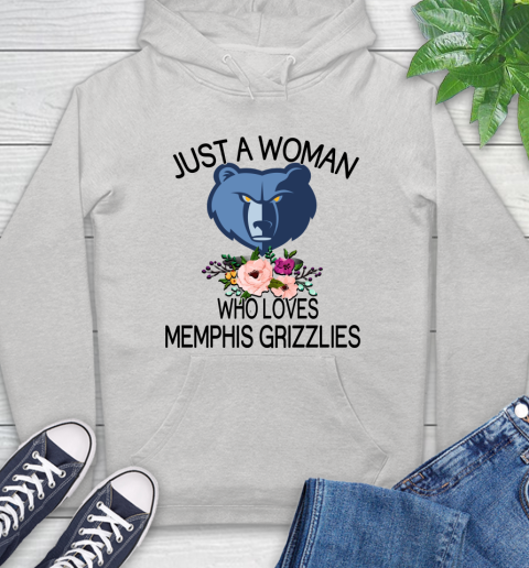NBA Just A Woman Who Loves Memphis Grizzlies Basketball Sports Hoodie