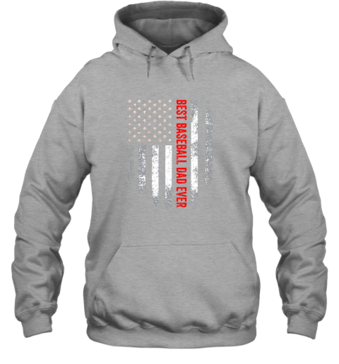 2skq vintage usa best baseball dad ever american flag daddy gift hoodie 23 front sport grey