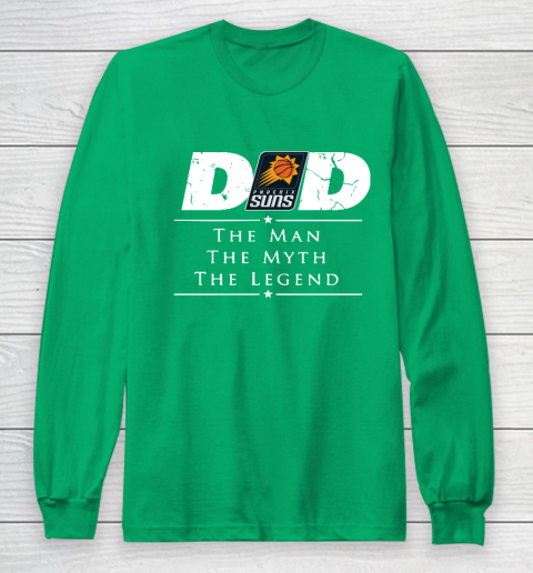 Phoenix Suns NBA Basketball Dad The Man The Myth The Legend Long Sleeve T-Shirt 4