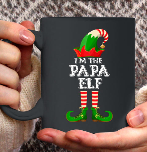 Papa Elf Funny Matching Family Group Christmas Gifts Ceramic Mug 11oz