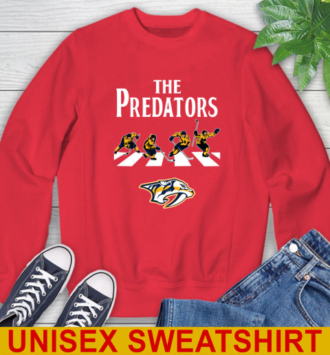 NHL Hockey Nashville Predators The Beatles Rock Band Shirt Sweatshirt 12