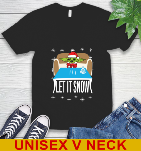 Christmas Baby Yoda And Cocaine Let It Snow Star Wars Shirts 47