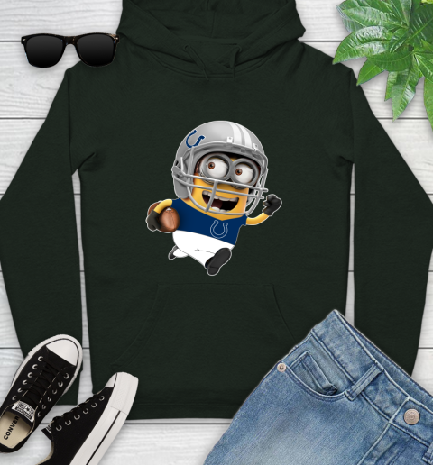 NFL Indianapolis Colts Minions Disney Football Sports Youth Hoodie 13