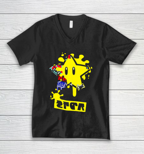 Mario Splatfest Shirt V-Neck T-Shirt