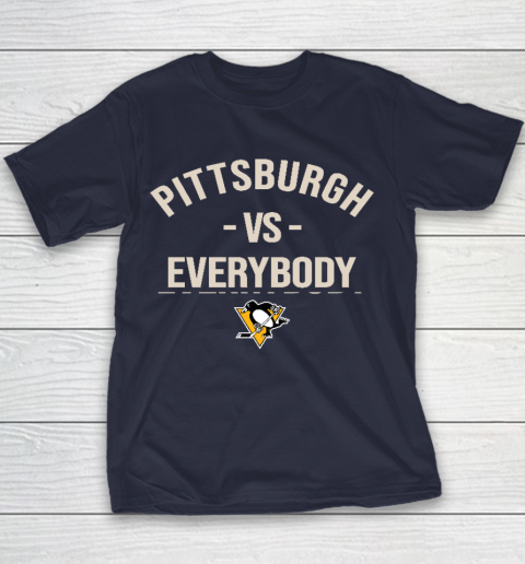 Pittsburgh Penguins Vs Everybody Youth T-Shirt 2