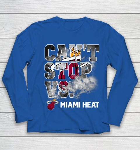 NBA Miami Heat Basketball Can't Stop Vs Youth Long Sleeve 7