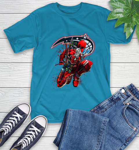 NBA Deadpool Marvel Comics Sports Basketball Orlando Magic T-Shirt 8